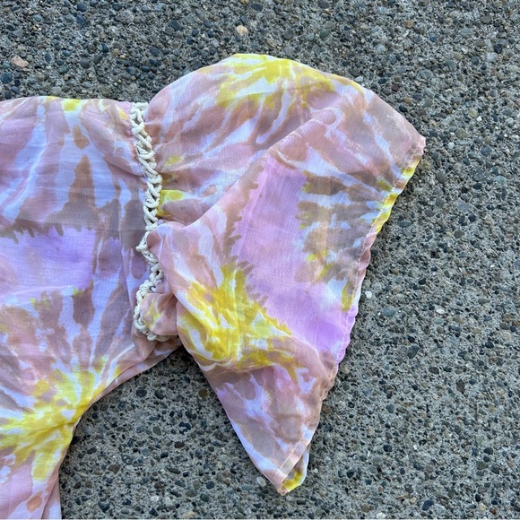 Steve Madden Open Front Crochet Trim Kimono/Coverup One Size Fits Most NWT - Picture 7 of 7